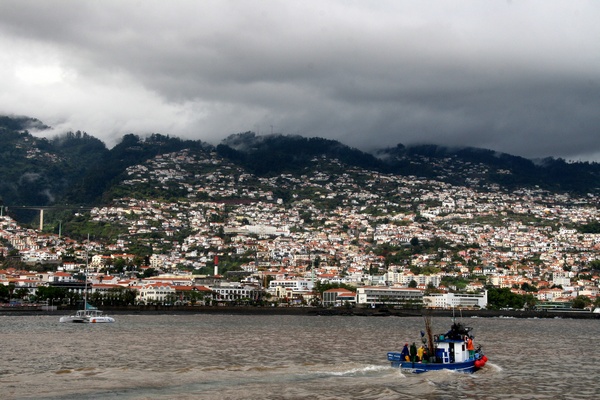 Funchal desde el dique