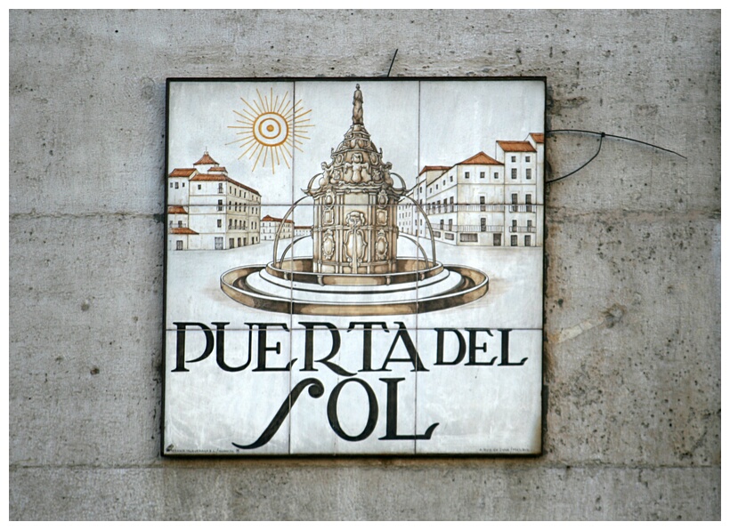 Azulejo de la Puerta del Sol