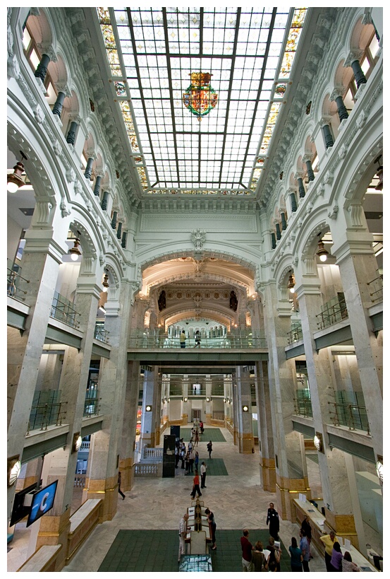 Interior del Palacio de Telecomunicaciones