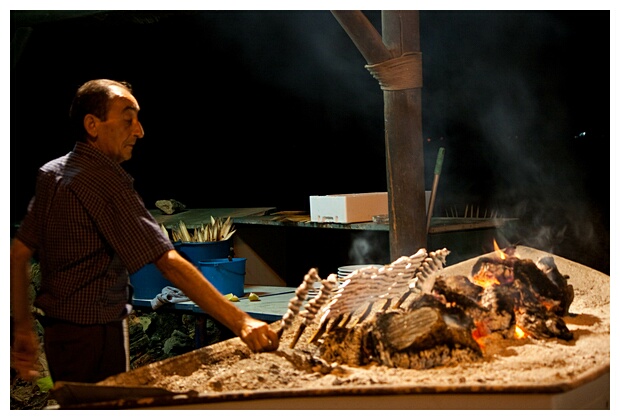 Preparando Espetos