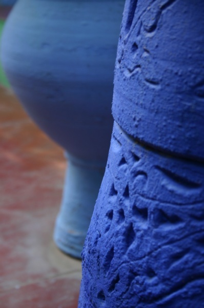 Blue colours at Majorelle Garden