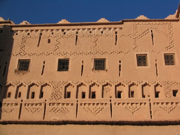 Ornaments in Taourirt Kasbah