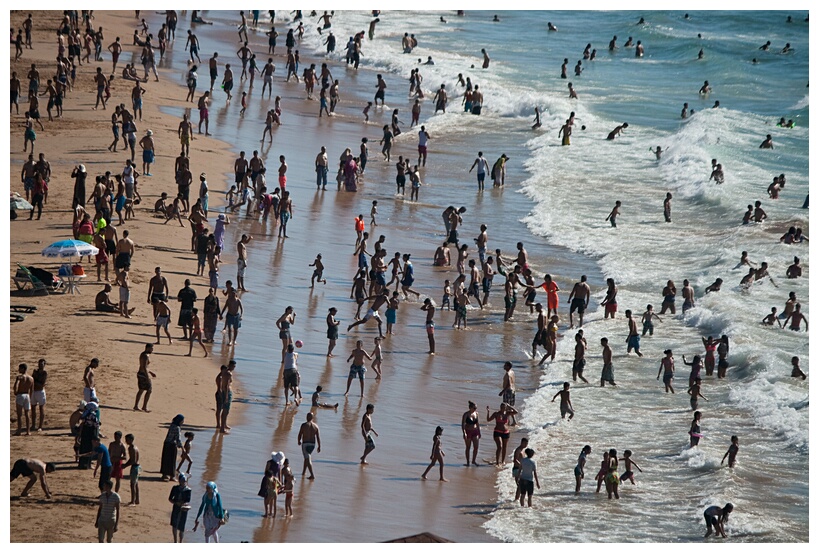 Crowded Beach