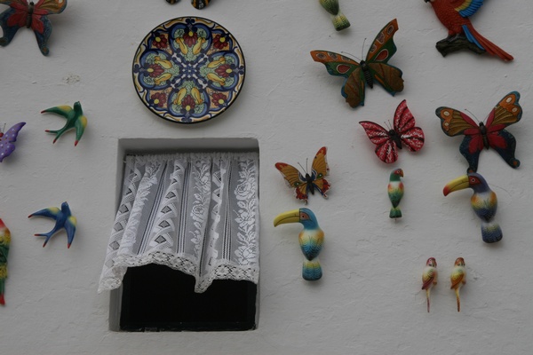 Decorated wall