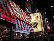 Time Square at night