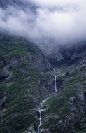 Clouds on mountains