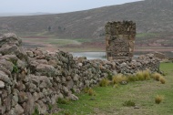 Tumba inca en Sillustani