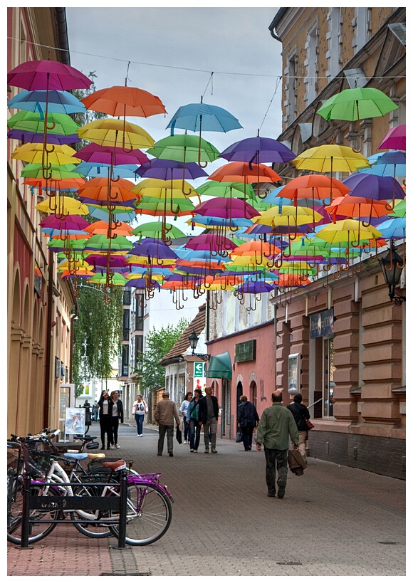 Coloured Umbrellas