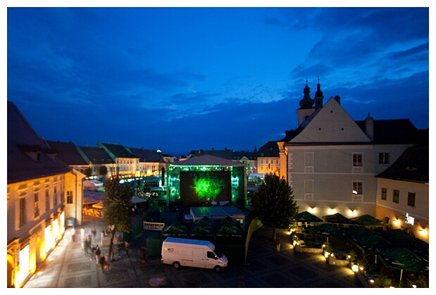 Sibiu at Night