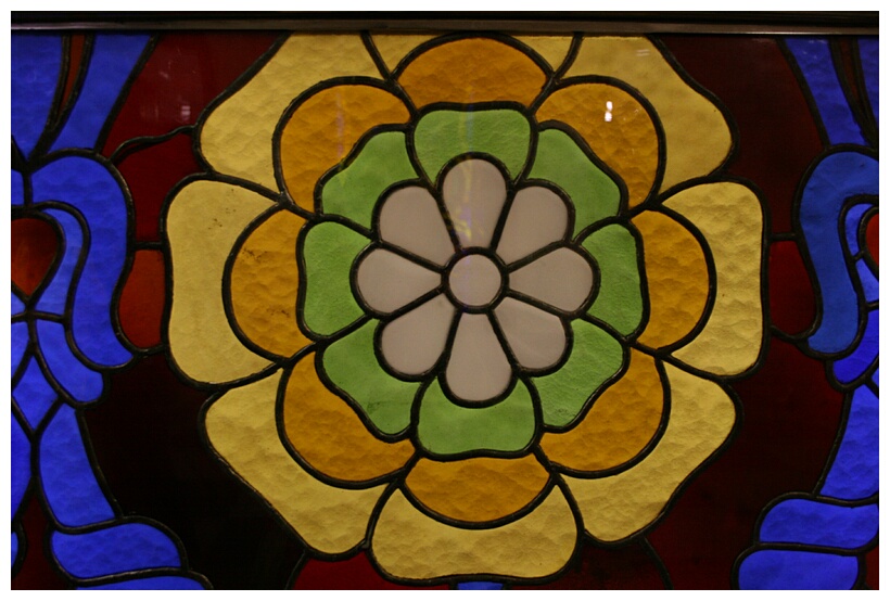 Coloured Stained-Glass Panel