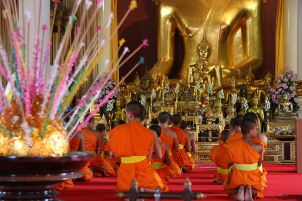 Monks Praying