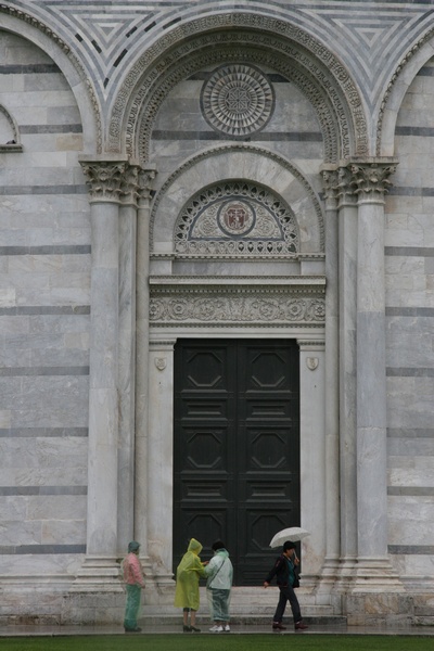 Lloviendo en Pisa