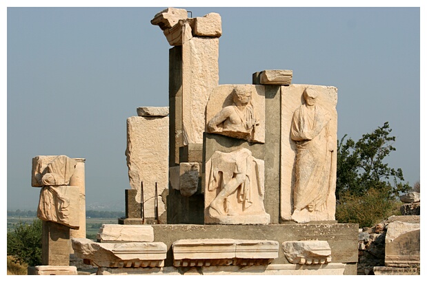 Reliefs at Curetes Way