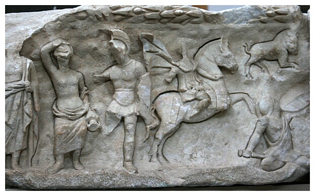 Temple of Hadrian Reliefs