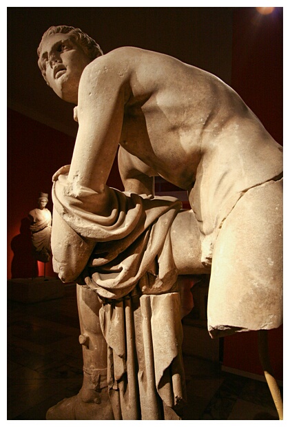 Hermes Tying His Sandals