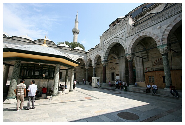 Beyazit Mosque Courtyard