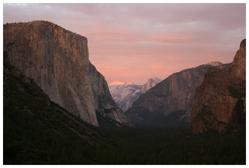 Sunset in Yosemite