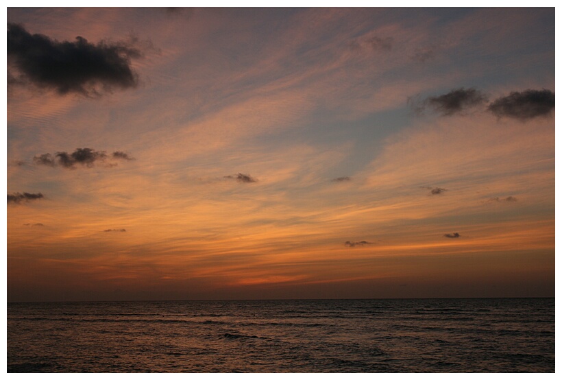 Amanecer en Playa del Carmen