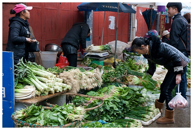 Selling Vegetables